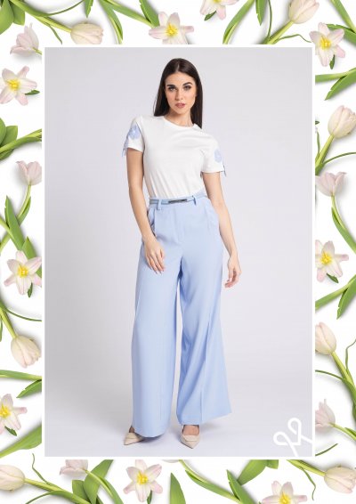 Magenta Árkád nyári felső – szűk, masnis, elasztikus fazon