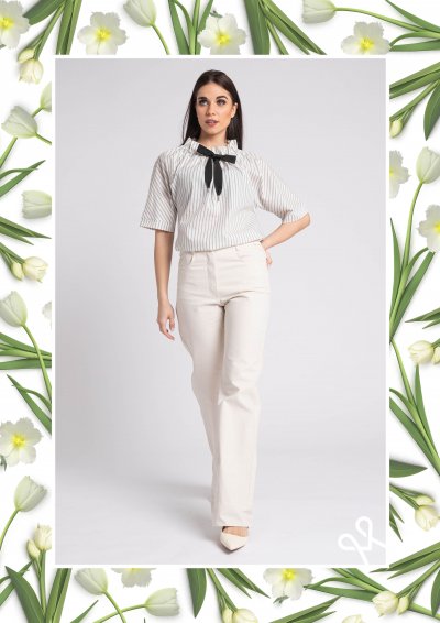 Magenta Árkád nyári nadrág – bő szárú, vászon hatású farmer