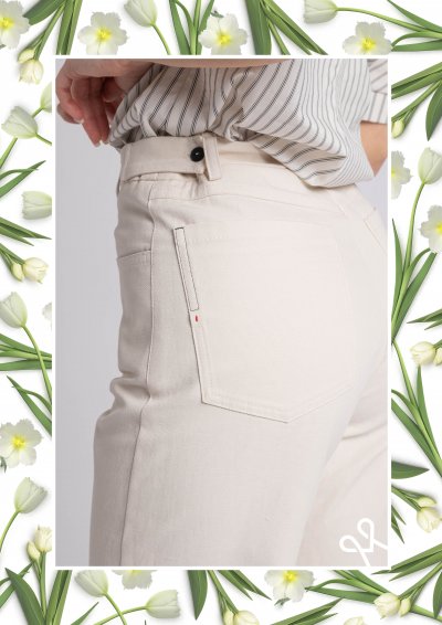 Magenta Árkád nyári nadrág – bő szárú, vászon hatású farmer