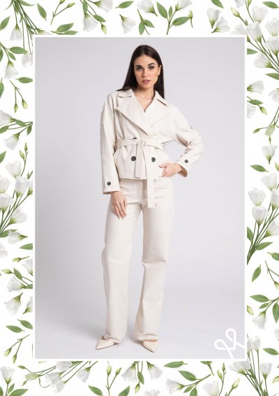 Magenta Árkád nyári ballon kabát – rövid, karcsúsított fazon