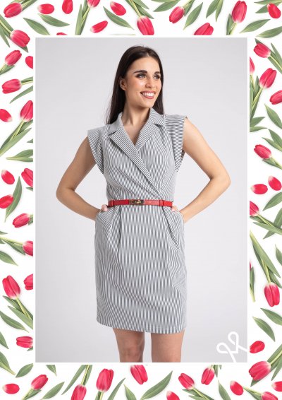 Magenta Árkád nyári kollekció kötött pulóveres ruha