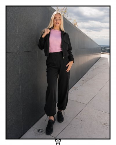 Magenta Árkád - Fekete vászon dzseki | Őszi kollekció