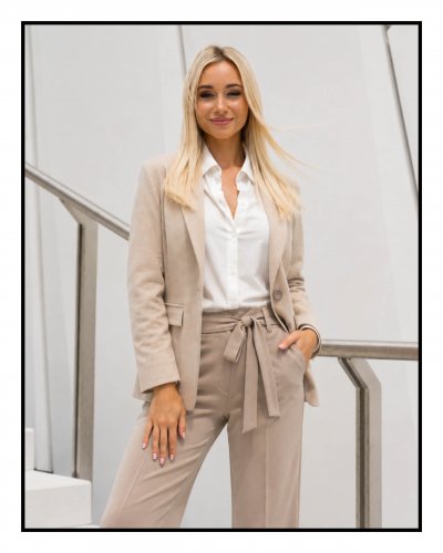 Magenta Árkád - Bézs vászon zakó | Őszi kollekció