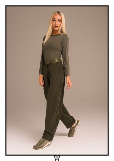 Magenta Árkád - Khaki basic felső