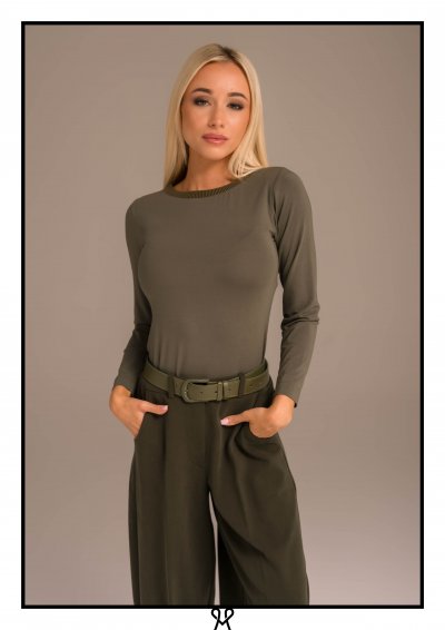 Magenta Árkád - Khaki basic felső
