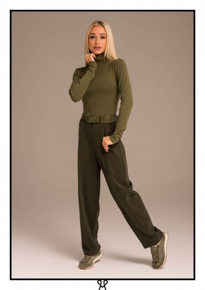 Magenta Árkád - Khaki színű nadrág
