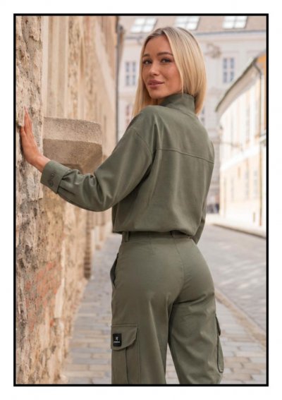 Magenta Árkád - Khaki vászon dzseki | Őszi kollekció