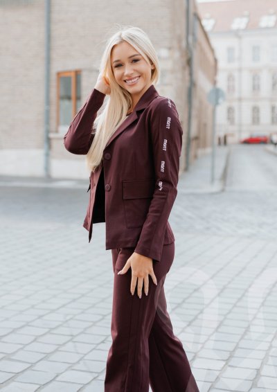 Magenta Árkád Burgundi zakó 