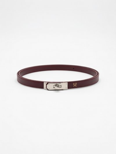 Magenta Árkád Burgundi vékony öv
