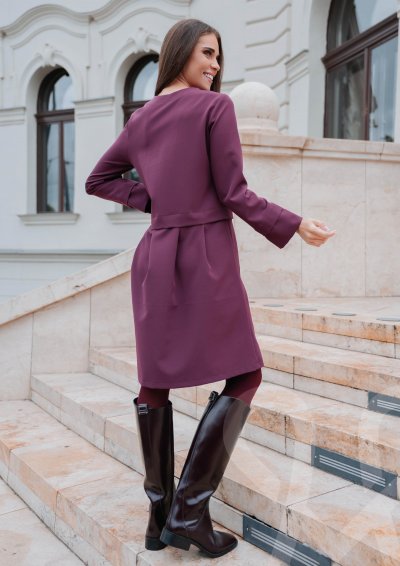 Magenta Árkád lila színű ruha 