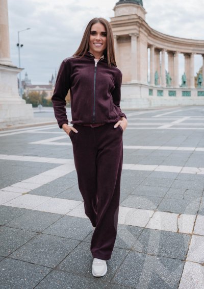 Magenta Árkád Bordó színű kordbársony nadrág 