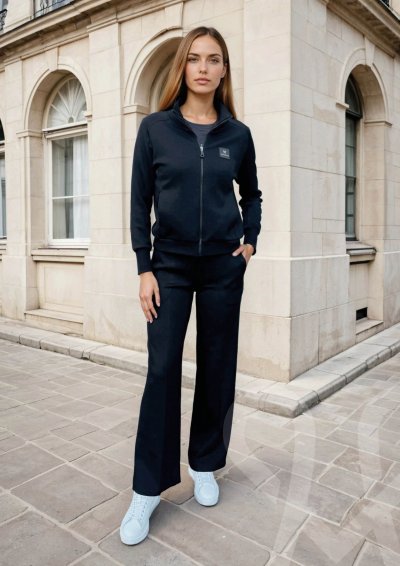 Magenta Árkád Fekete sportos felső