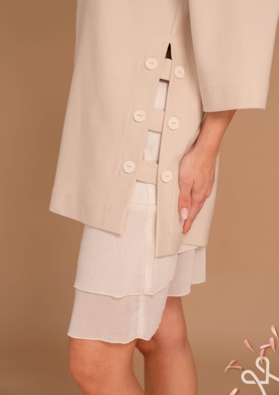 Térd fölé érő alsó szoknya gumis derékkal – Magenta Árkád