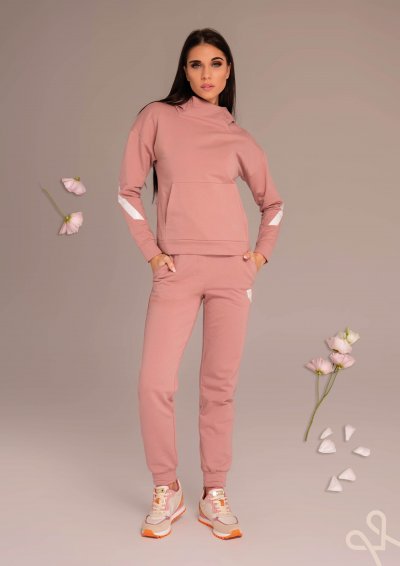 Rózsaszín női sportos pamut nadrág – Magenta Árkád