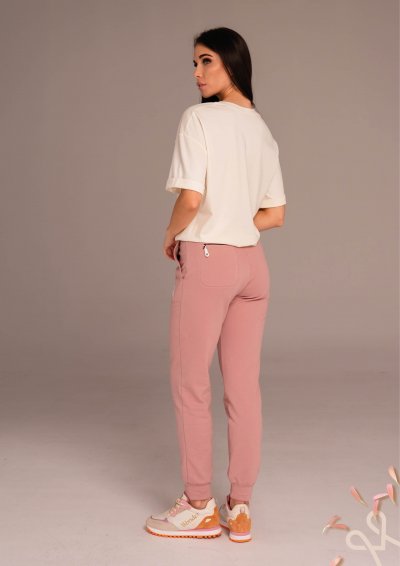 Fehér női pamut felső pufi mintával – Magenta Árkád