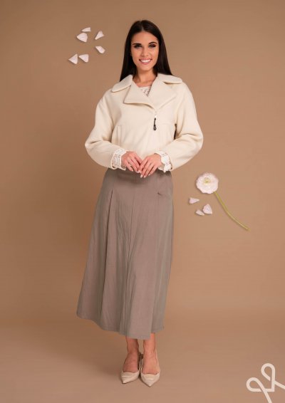 Fango női A-vonalú midi szoknya – Magenta Árkád