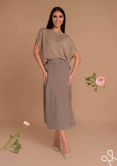 Fango női A-vonalú midi szoknya – Magenta Árkád