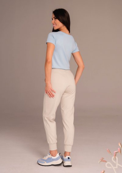 Kék női felső rövid ujjal márkajelzéssel – Magenta Árkád