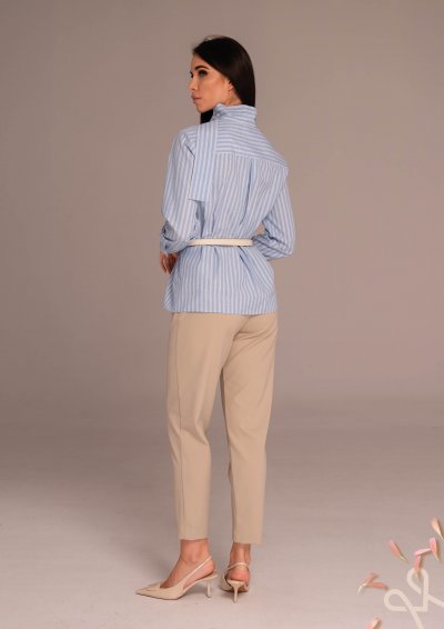 Krém pamut vászon női nadrág – Magenta Árkád